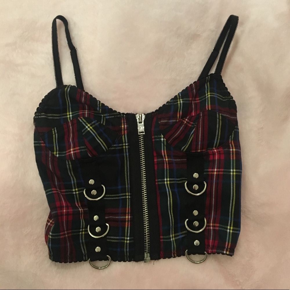Current Mood Buckle Crop Top
